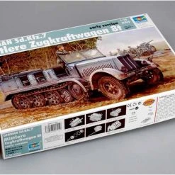 01514 | Trumpeter 1/35 German Sd.Kfz.7 Mittlere Zugkraftwagen 8 Ton Half-track Artillery Tractor Scaled Plastic Model Kit -Outlet Crafted Scale Store TRU 01514 52 1200x800 1