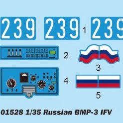 01528 | Trumpeter 1/35 Russian BMP-3 Infantry Fighting Tank Scaled Plastic Model Kit -Outlet Crafted Scale Store TRU 01528 52 1200x800 1