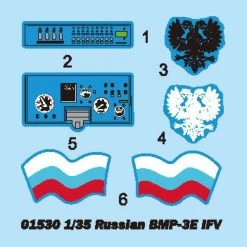 01530 | Trumpeter 1/35 Russian BMP-3EIFV Tank Scaled Plastic Model Kit -Outlet Crafted Scale Store TRU 01530 62 1200x800 1