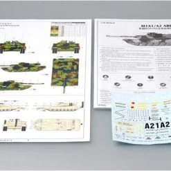 01535 | Trumpeter 1/35 U.S. M1A1/A2 Abrams (5 In 1) Tank Scaled Plastic Model Kit -Outlet Crafted Scale Store TRU 01535 60 1200x800 1