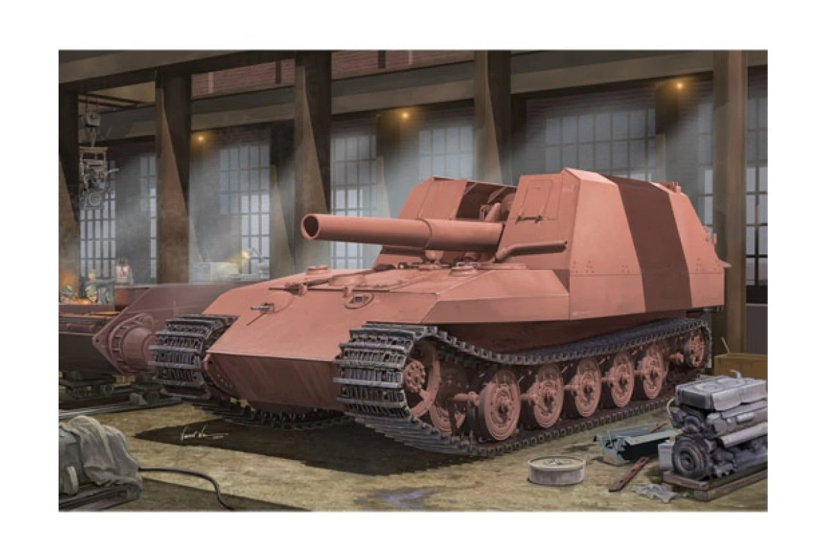 Trumpeter 01540 | Tamiya 1/35 German Geschutzwagen VI 21CM Msr 18 (sf) Self-Propelled Gun Scaled Plastic Model Kit 6 Trumpeter 01540 | Tamiya 1/35 German Geschutzwagen VI 21CM Msr 18 (sf) Self-Propelled Gun Scaled Plastic Model Kit - Image 6