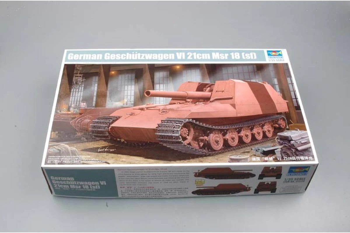 Trumpeter 01540 | Tamiya 1/35 German Geschutzwagen VI 21CM Msr 18 (sf) Self-Propelled Gun Scaled Plastic Model Kit 7 Trumpeter 01540 | Tamiya 1/35 German Geschutzwagen VI 21CM Msr 18 (sf) Self-Propelled Gun Scaled Plastic Model Kit - Image 7