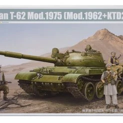 01551 | Trumpeter 1/35 Russian 1975 T-62 KTD2 Tank Scaled Plastic Model Kit