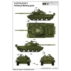 01556 | Trumpeter 1/35 Russian 1972 T-62 ERA Tank Scaled Plastic Model Kit -Outlet Crafted Scale Store TRU 01556 57 1200x800 1