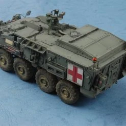 01559 | Trumpeter 1/35 M1133 Stryker Medical Evacuation Vehicle Scaled Plastic Model Kit -Outlet Crafted Scale Store TRU 01559 64 1200x800 1