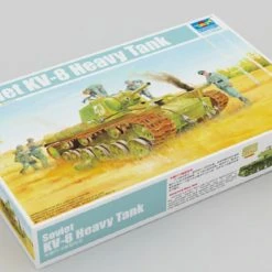 01565 | Trumpeter 1/35 Soviet KV-8 Heavy Tank Scaled Plastic Model Kit -Outlet Crafted Scale Store TRU 01565 52 1200x800 1