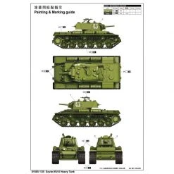 01565 | Trumpeter 1/35 Soviet KV-8 Heavy Tank Scaled Plastic Model Kit -Outlet Crafted Scale Store TRU 01565 61 1200x800 1