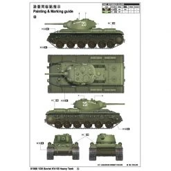 01566 | Trumpeter 1/35 Soviet KV-1S Heavy Tank Scaled Plastic Model Kit -Outlet Crafted Scale Store TRU 01566 52 1200x800 1