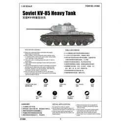 01569 | Trumpeter 1/35 Soviet KV-85 Heavy Tank Scaled Plastic Model Kit -Outlet Crafted Scale Store TRU 01569 02 1200x800 1