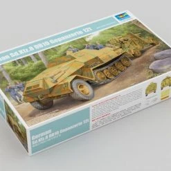 01584 | Trumpeter 1/35 German Sd.Kfz.8 DB10 Armoured 12 Ton Artillery Half-track Scaled Plastic Model Kit -Outlet Crafted Scale Store TRU 01584 52 1200x800 1