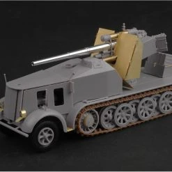 01585 | Trumpeter 1/35 German 8.8cm Flak 18 Selbstfahrlafette Half-Track Self-Propelled Gun Scaled Plastic Model Kit -Outlet Crafted Scale Store TRU 01585 69 1200x800 1