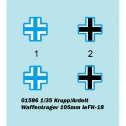 01586 | Trumpeter 1/35 Krupp/Ardelt Waffentrager 105mm LeFH-18 Self-Propelled Gun Scaled Plastic Model Kit -Outlet Crafted Scale Store TRU 01586 54 1200x800 1