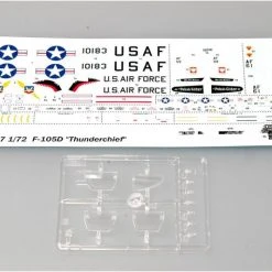 01617 | Trumpeter 1/72 F105D Thunderchief Bomber/Fighter Jet Scaled Plastic Model Kit -Outlet Crafted Scale Store TRU 01617 56 1200x800 1