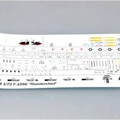 01618 | Trumpeter 1/72 F-105G Wild Weasel Jet Scaled Plastic Model Kit -Outlet Crafted Scale Store TRU 01618 53 1200x800 1