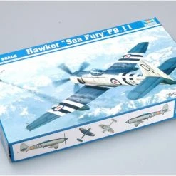 01631 | Trumpeter 1/72 British Hawk Sea Fury FB.11 Fighter Scaled Plastic Model Kit -Outlet Crafted Scale Store TRU 01631 52 1200x800 1