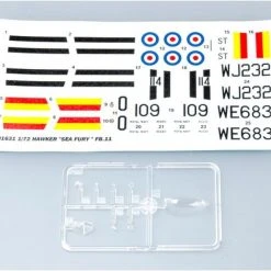 01631 | Trumpeter 1/72 British Hawk Sea Fury FB.11 Fighter Scaled Plastic Model Kit -Outlet Crafted Scale Store TRU 01631 53 1200x800 1