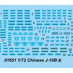 01651 | Trumpeter 1/72 Chinese J-10B Jet Scaled Plastic Model Kit -Outlet Crafted Scale Store TRU 01651 52 1200x800 1