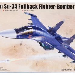 01652 | Trumpeter 1/72 Russian Su-34 Fullback Bomber/Fighter Jet Scaled Plastic Model Kit
