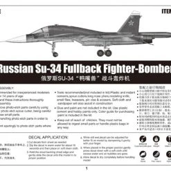 01652 | Trumpeter 1/72 Russian Su-34 Fullback Bomber/Fighter Jet Scaled Plastic Model Kit -Outlet Crafted Scale Store TRU 01652 55 1200x800 1