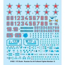 01652 | Trumpeter 1/72 Russian Su-34 Fullback Bomber/Fighter Jet Scaled Plastic Model Kit -Outlet Crafted Scale Store TRU 01652 57 1200x800 1