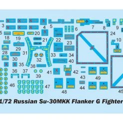 01659 | Trumpeter 1/72 Russian Su-30MKK Flanker G Fighter Jet Scaled Plastic Model Kit -Outlet Crafted Scale Store TRU 01659 56 1200x800 1