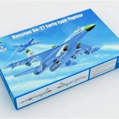 01661 | Trumpeter 1/72 Su-27 Early Type Fighter Jet Scaled Plastic Model Kit -Outlet Crafted Scale Store TRU 01661 63 1200x800 1