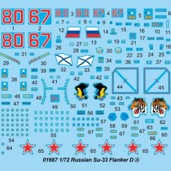 01667 | Trumpeter 1/72 Russian Su-33 Flanker D Fighter Jet Scaled Plastic Model Kit -Outlet Crafted Scale Store TRU 01667 53 1200x800 1