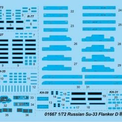 01667 | Trumpeter 1/72 Russian Su-33 Flanker D Fighter Jet Scaled Plastic Model Kit -Outlet Crafted Scale Store TRU 01667 57 1200x800 1