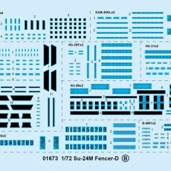 01673 | Trumpeter 1/72 Su-24M Fencer-D Jet Scaled Plastic Model Kit -Outlet Crafted Scale Store TRU 01673 52 1200x800 1