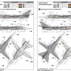 01673 | Trumpeter 1/72 Su-24M Fencer-D Jet Scaled Plastic Model Kit -Outlet Crafted Scale Store TRU 01673 55 1200x800 1