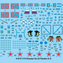 01678 | Trumpeter 1/72 Russian Su-33 Flanker D Fighter Jet Scaled Plastic Model Kit -Outlet Crafted Scale Store TRU 01678 53 1200x800 1