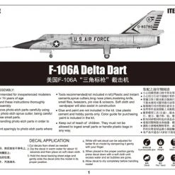 01682 | Trumpeter 1/72 F-106A Delta Dart Fighter Jet Scaled Plastic Model Kit -Outlet Crafted Scale Store TRU 01682 52 1200x800 1