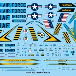 01682 | Trumpeter 1/72 F-106A Delta Dart Fighter Jet Scaled Plastic Model Kit -Outlet Crafted Scale Store TRU 01682 54 1200x800 1
