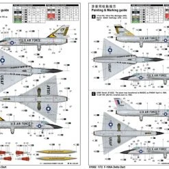 01682 | Trumpeter 1/72 F-106A Delta Dart Fighter Jet Scaled Plastic Model Kit -Outlet Crafted Scale Store TRU 01682 55 1200x800 1