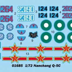 01685 | Trumpeter 1/72 Nanchang Q-5C Jet Scaled Plastic Model Kit -Outlet Crafted Scale Store TRU 01685 55 1200x800 1