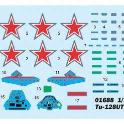 01688 | Trumpeter 1/72 Tu-128UT Fiddler Jet Scaled Plastic Model Kit -Outlet Crafted Scale Store TRU 01688 03 1200x800 1