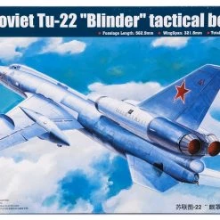 01695 | Trumpeter 1/72 Soviet Tu-22 Tactical Bomber Jet Scaled Plastic Model Kit