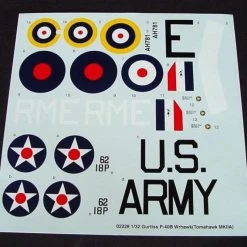 02228 | Trumpeter 1/32 Curtiss P-40B Warhawk Tomahawk Mk. II A Fighter Scaled Plastic Model Kit -Outlet Crafted Scale Store TRU 02228 53 1200x800 1