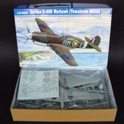 02228 | Trumpeter 1/32 Curtiss P-40B Warhawk Tomahawk Mk. II A Fighter Scaled Plastic Model Kit -Outlet Crafted Scale Store TRU 02228 55 1200x800 1