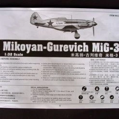 02230 | Trumpeter 1/32 Mikoyan-Gurevich MiG-3 Fighter Scaled Plastic Model Kit -Outlet Crafted Scale Store TRU 02230 54 1200x800 1
