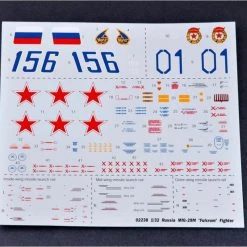 02238 | Trumpeter 1/32 Russian MIG-29M Fulcrum Fighter Jet Scaled Plastic Model Kit -Outlet Crafted Scale Store TRU 02238 54 1200x800 1