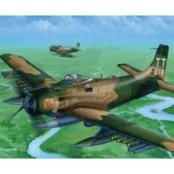 02254 | Trumpeter 1/32 Douglas A-1J AD-7 Skyraider Bomber Scaled Plastic Model Kit