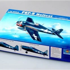 02257 | Trumpeter 1/32 F6F-5 Hellcat Fighter Scaled Plastic Model Kit -Outlet Crafted Scale Store TRU 02257 53 1200x800 1