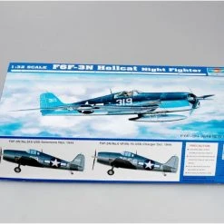 02258 | Trumpeter 1/32 F6F-3N Hellcat Night Fighter Scaled Plastic Model Kit -Outlet Crafted Scale Store TRU 02258 55 1200x800 1