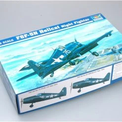02259 | Trumpeter 1/32 F6F-5N Hellcat Night Fighter Scaled Plastic Model Kit -Outlet Crafted Scale Store TRU 02259 52 1200x800 1