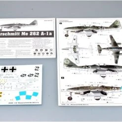 02260 | Trumpeter 1/32 Messerschmitt Me 262 A-1a W/ R4M Rockets Fighter Jet Scaled Plastic Model Kit -Outlet Crafted Scale Store TRU 02260 13 1200x800 1