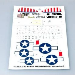 02262 | Trumpeter 1/32 P-47 Thunderbolt Razorback Fighter Scaled Plastic Model Kit -Outlet Crafted Scale Store TRU 02262 57 1200x800 1