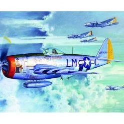 02263 | Trumpeter 1/32 P-47D Thunderbolt Bubbletop Fighter Scaled Plastic Model Kit
