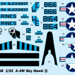 02268 | Trumpeter 1/32 A-4M Skyhawk Jet Scaled Plastic Model Kit -Outlet Crafted Scale Store TRU 02268 52 1200x800 1