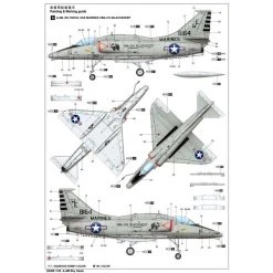02268 | Trumpeter 1/32 A-4M Skyhawk Jet Scaled Plastic Model Kit -Outlet Crafted Scale Store TRU 02268 53 1200x800 1